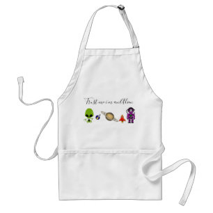 Delantal Aliens Spaceship Kitchen Apron