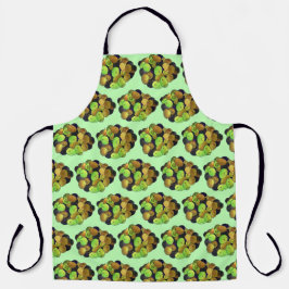 Delantal Alimentos griegos con aceitunas mixtas verdes medi