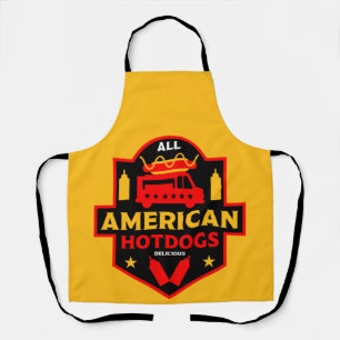 Delantal All American Hotdogs Foodies Apron