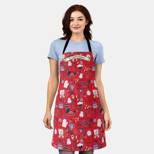Delantal All-Over Print Apron (Gastado)