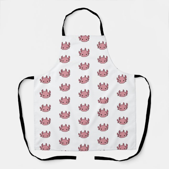 Delantal All-Over Print Apron Ajolote Rosa (Anverso)