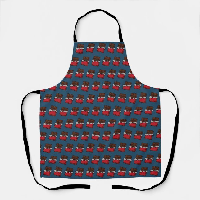 Delantal All-Over Print Apron Barra de Chocolate  (Anverso)