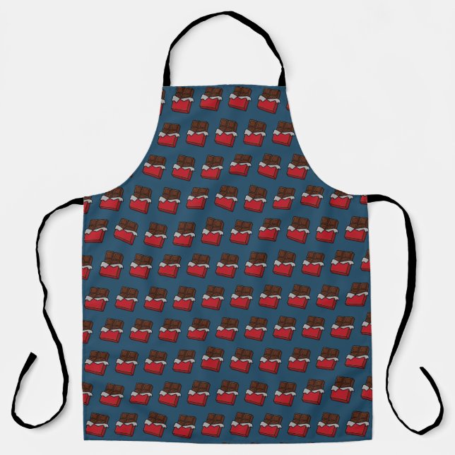 Delantal All-Over Print Apron Barra de Chocolate (Anverso)