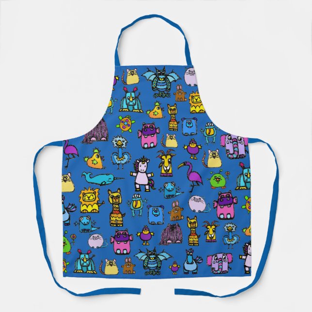 Delantal All-Over Print Apron - Blue (Adult) (Anverso)