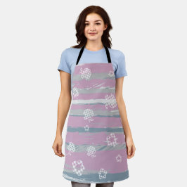 Delantal All‑Over Print Apron – Gingham Orchard