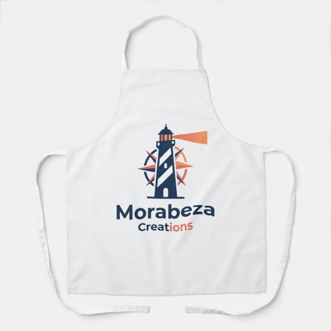 Delantal All-Over Print Apron Island Light: Morabeza Compas (Anverso)
