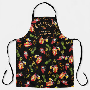 Delantal All-Over Print Apron Maestro de la parrilla
