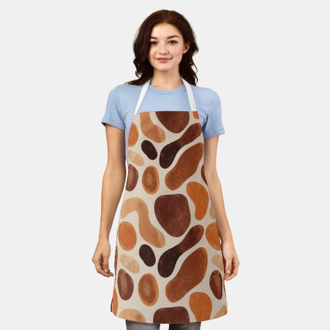 Delantal All-Over Print Apron, Medium (Gastado)
