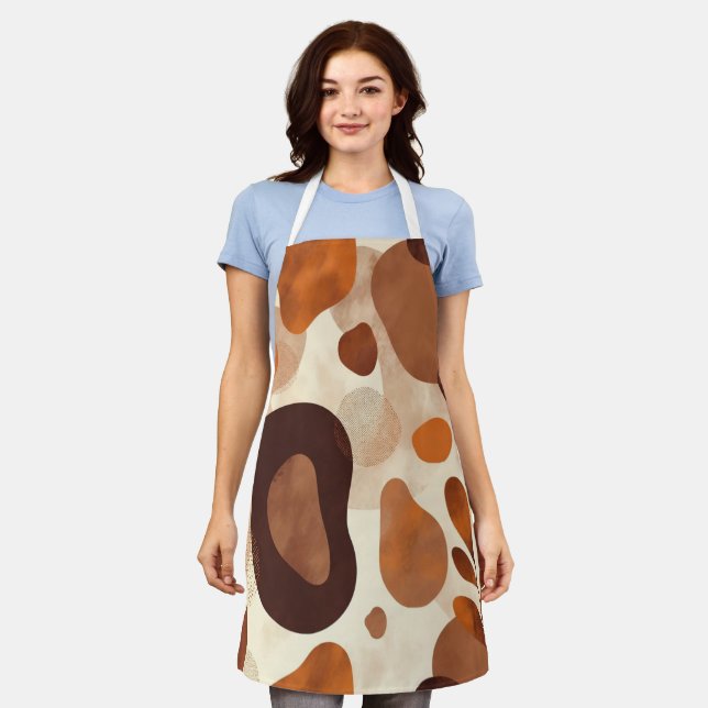 Delantal All-Over Print Apron, Medium (Gastado)