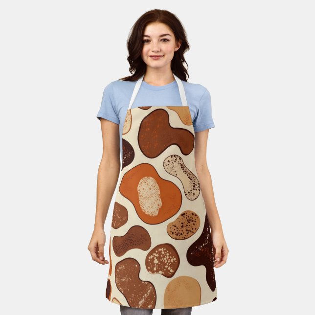 Delantal All-Over Print Apron, Medium (Gastado)