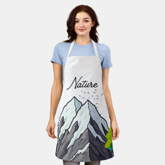 Delantal All-Over Print Apron, Medium