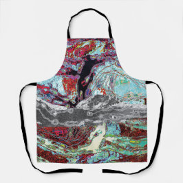 Delantal All‑Over Print Apron – Strata Pulse