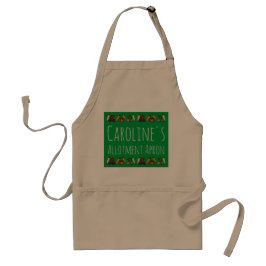 Delantal Allotón Apron, con verduras, personalizado
