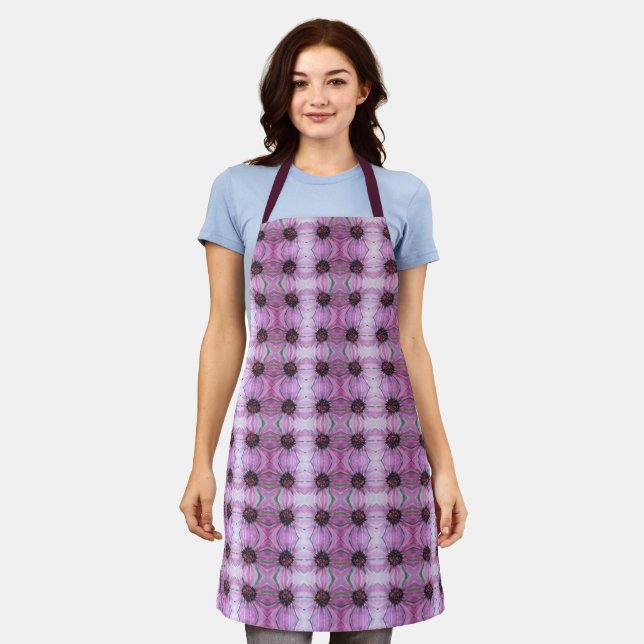 Delantal Allover Print Apron Daisy Center (Gastado)