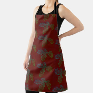 Delantal Allover Print Apron Holly Sketch