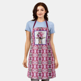 Delantal Allover Print Apron Lilly