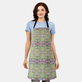 Delantal Allover Print Apron Magnolia Lattice
