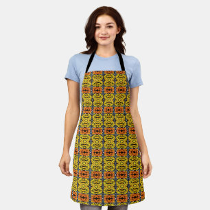 Delantal Allover Print Apron Monarch Pattern