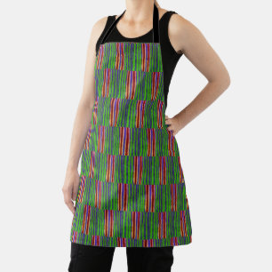 Delantal Allover Print Apron Stripes #4