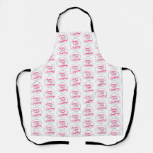 Allover Print Apron Sugar ayuda a todo
