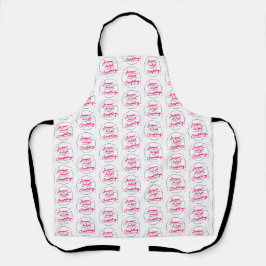 Delantal Allover Print Apron Sugar ayuda a todo