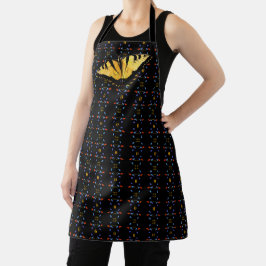 Delantal Allover Print Apron Tiger Swallowtail
