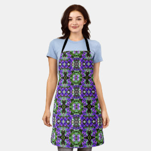 Delantal Allover Print Apron Wild Violets