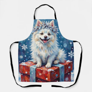 Delantal Almohada de regalo festivo para perro esquimal ame