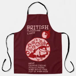 Delantal Almuerzo británico de flores