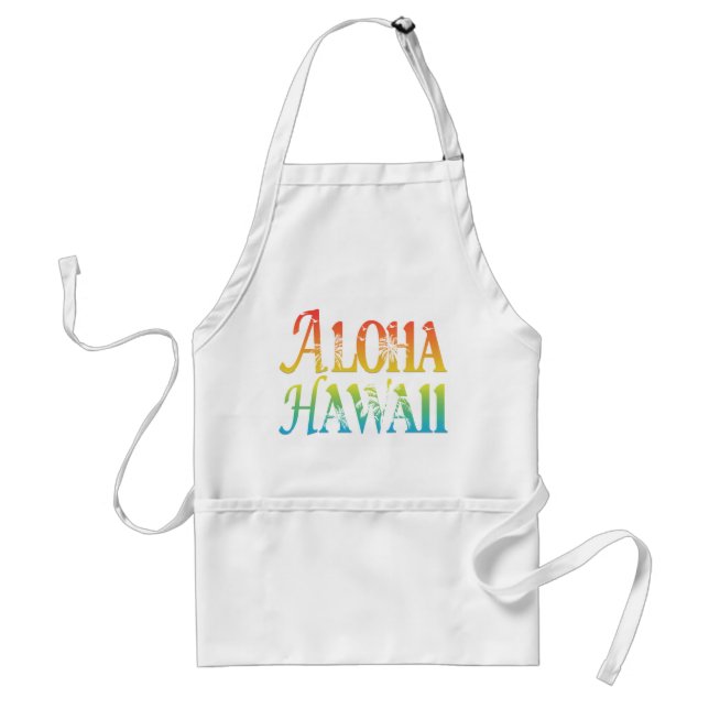 Delantal Aloha Hawaii (Frente)