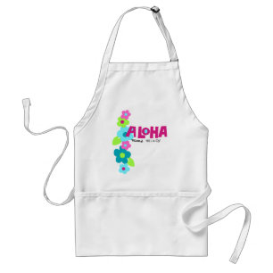 Delantal Aloha significa 'Hola' Apron de Chef