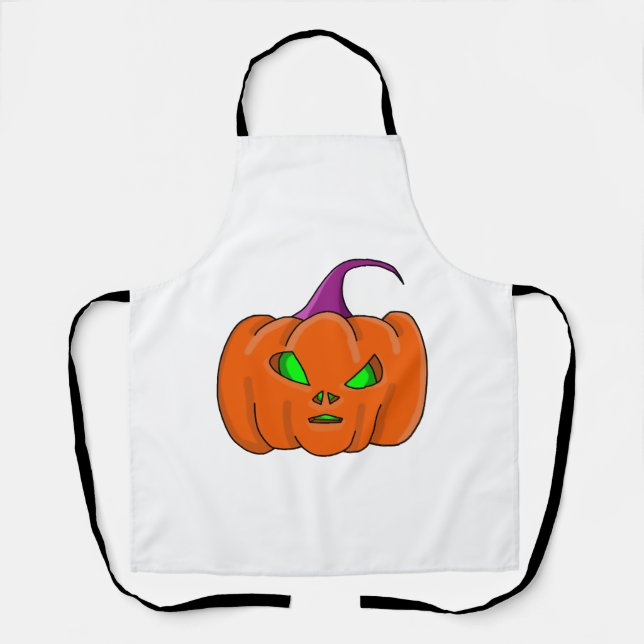 Delantal Alpaca de Halloween (Anverso)