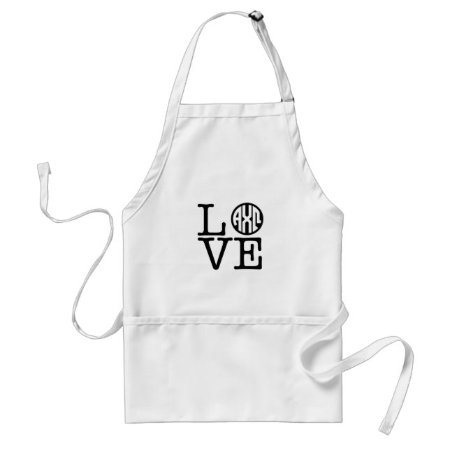 Delantal Alpha Chi Omega | Amor (Frente)