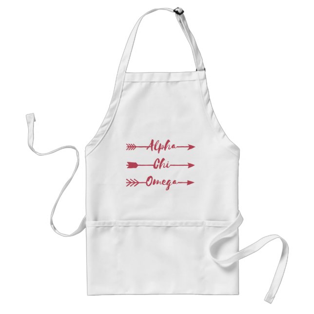 Delantal Alpha Chi Omega | Flechas (Frente)