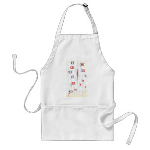 Delantal Alphabet Apron