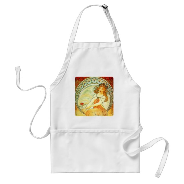 Delantal Alphonse Mucha (Frente)