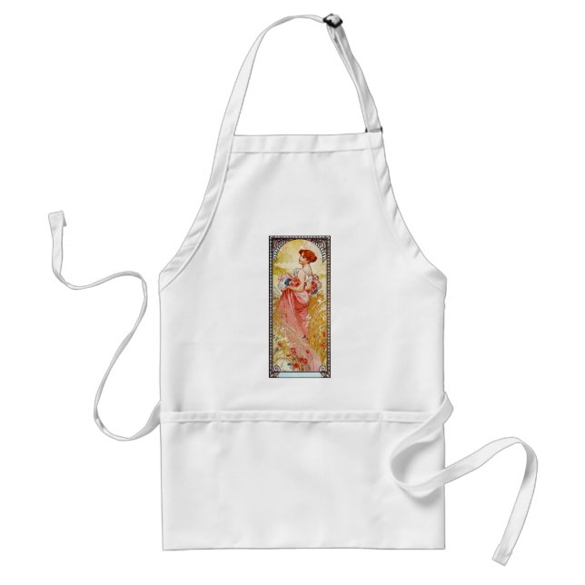 Delantal Alphonse Mucha Summer (Frente)