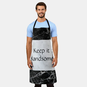 Delantal Alrededor del Apron de impresión Mantenlo Guapo Má