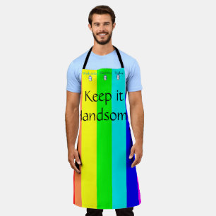 Delantal Alrededor del Apron de impresión Mantenlo Pingüino