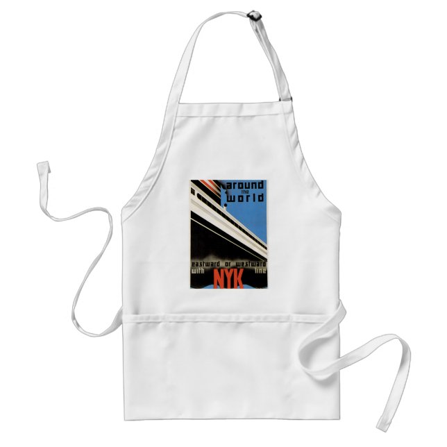 Delantal Alrededor del mundo con NYK (Frente)
