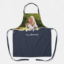 Delantal Ama a tu mami guión foto de Apron