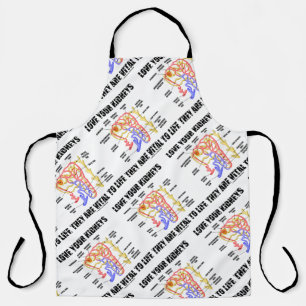 Delantal Ama Tus Riñones Son Vitales Para La Vida De Nefron