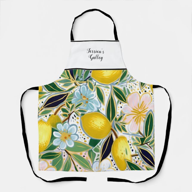 Delantal Amalfi Flower Apron (Anverso)