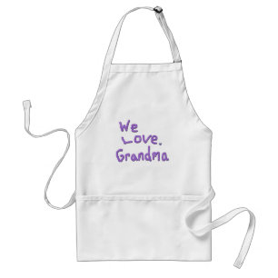 Delantal Amamos a la abuela Apron