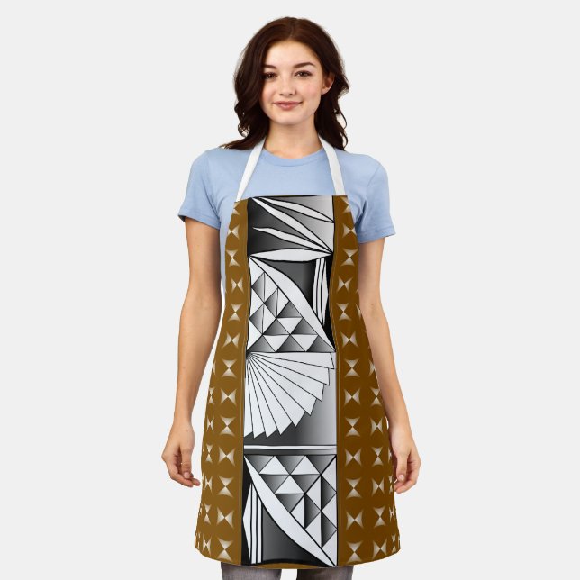 Delantal Amanecer cromado en Brown (Gastado)