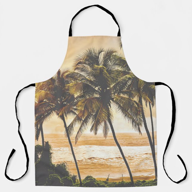 Delantal Amanecer de palmeras: Goa Vintage (Anverso)