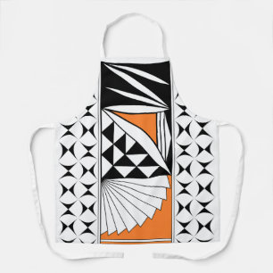 Delantal Amanecer del Suroeste en Naranja