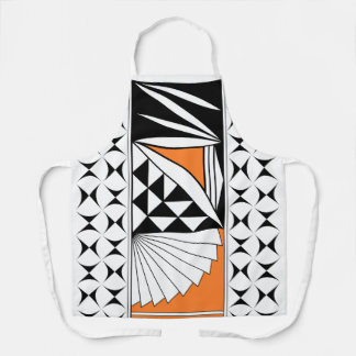 Delantal Amanecer del Suroeste en Naranja