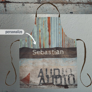 Delantal Amante de la música audiófilo estilo loft de temát