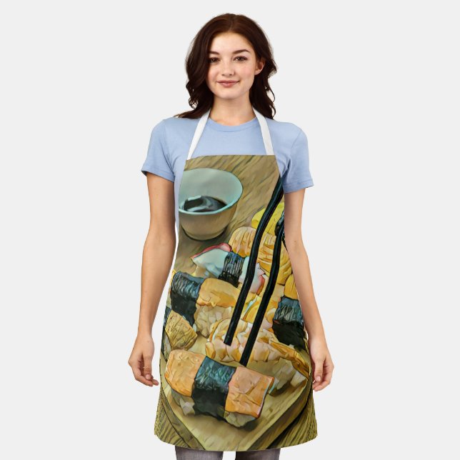 Delantal amante del arte en Japón (Gastado)